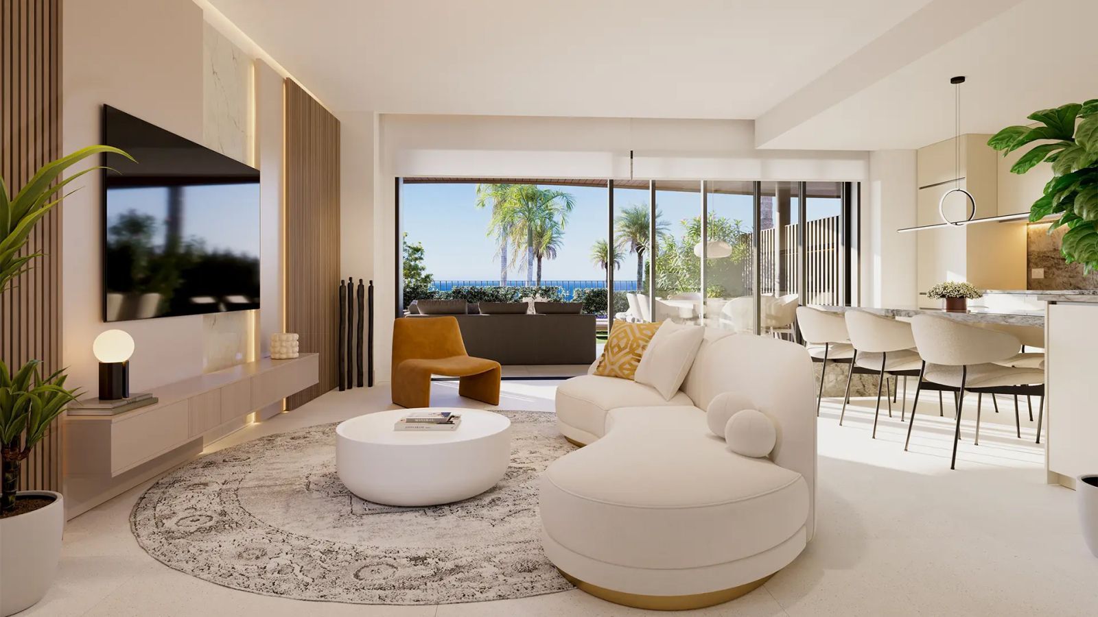 06 modern living room ocean view