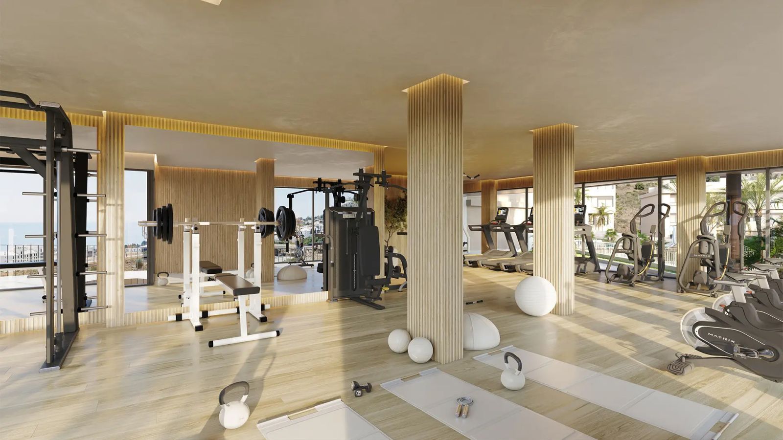 08 modern gym luxury view
